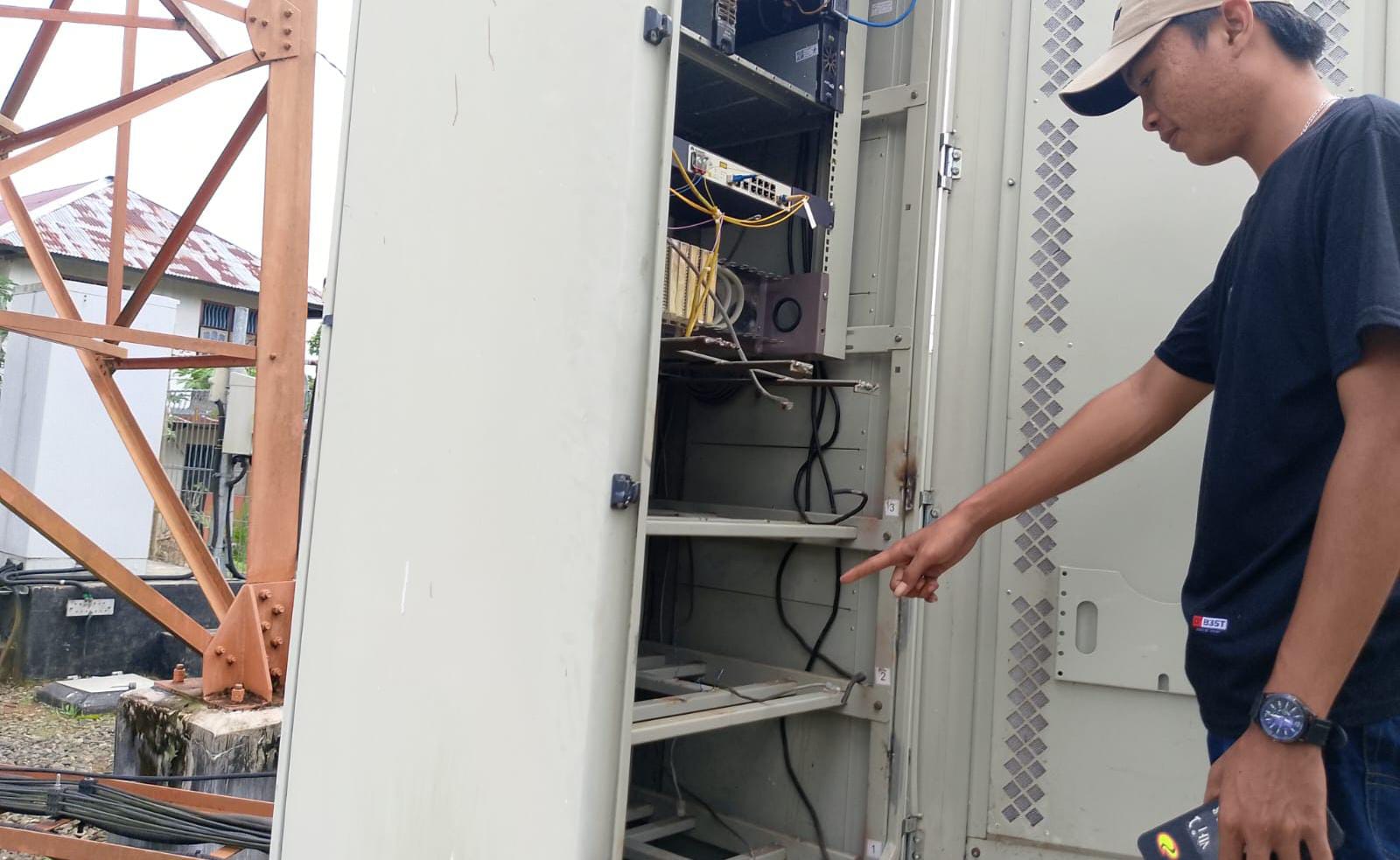 Dibobol Maling, 3 Unit Baterai Tower Milik Telkomsel di Padang Jaya Lenyap 