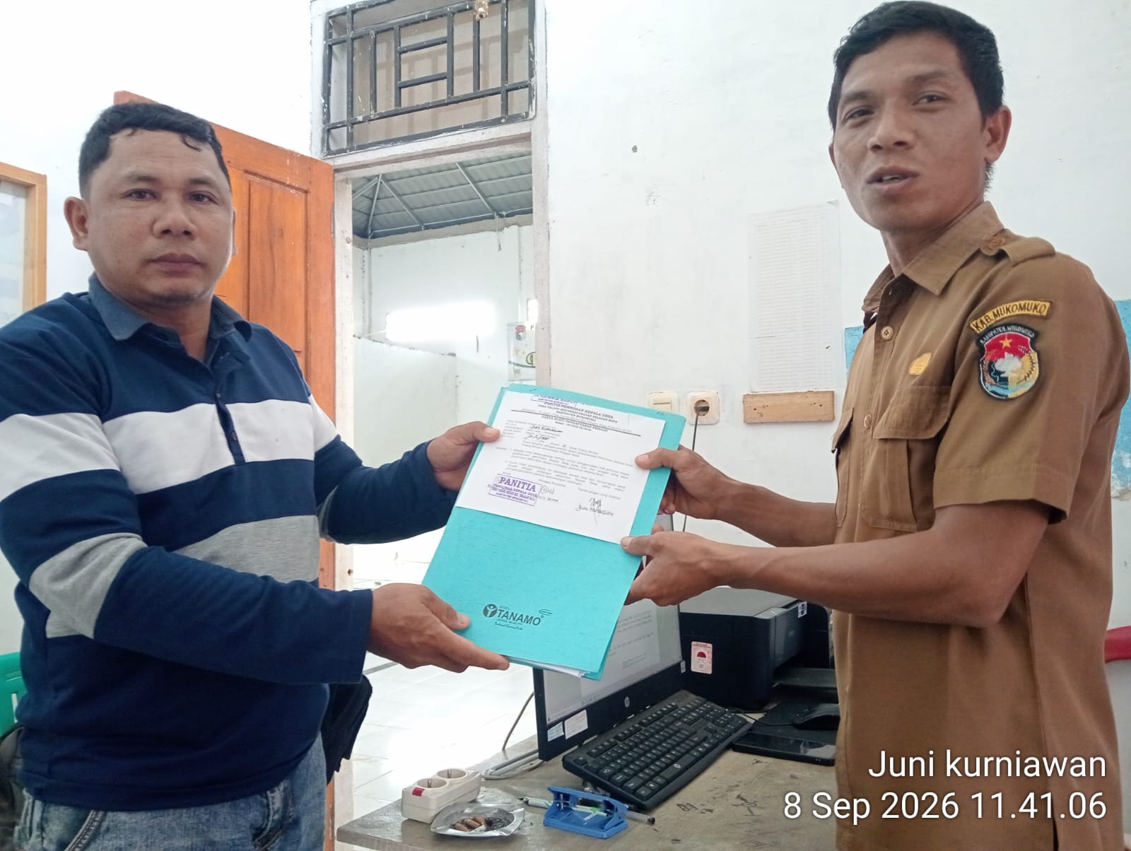 Resmi Mendaftar, Juni Kurniawan Siap Perjuangkan Kemajuan Talang Medan