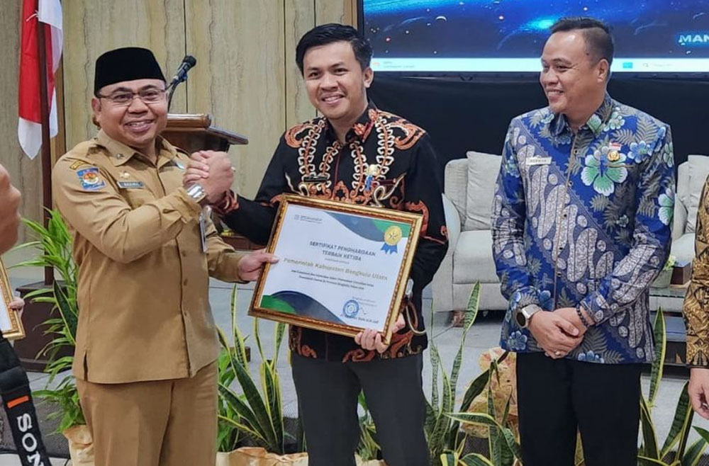 Jaminan Kesehatan Prioritas Utama, Pemkab Bengkulu Utara Diganjar Terbaik III