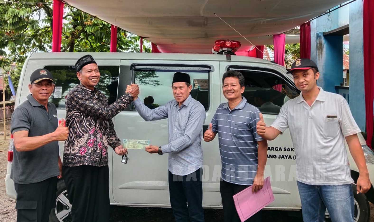 Buka Bungkus, Pengusaha Asal Marga Sakti Sebelat Wakafkan Mobil Ambulans Gratis untuk Warga