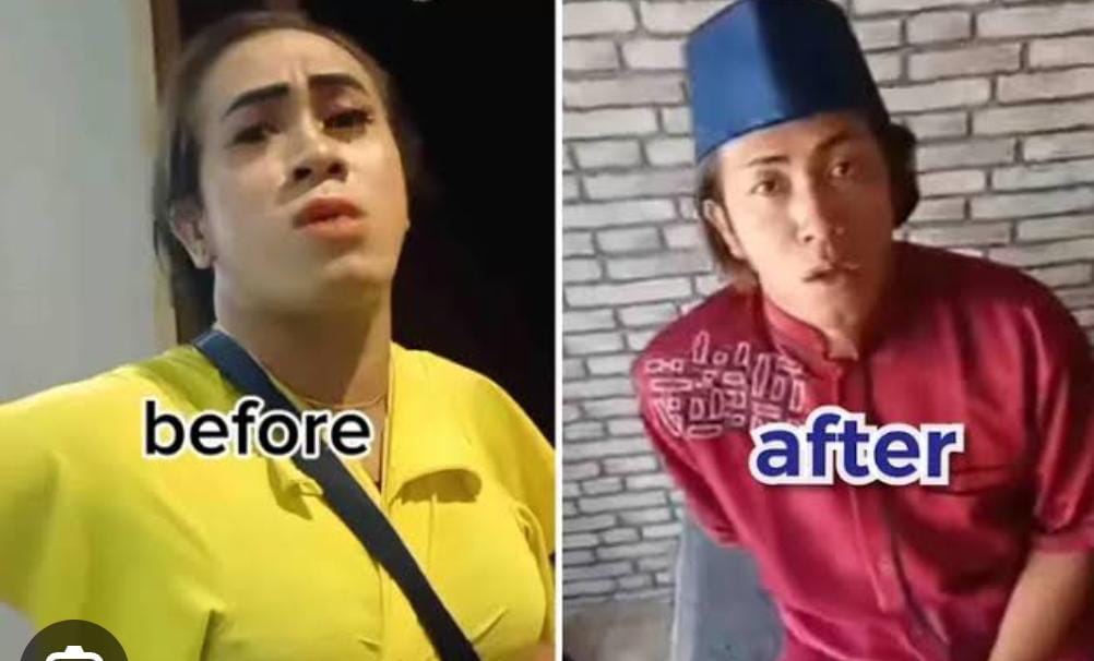 Usai Nonton Film Siksa Neraka, Waria Ini Langsung Insaf dan Potong Rambut