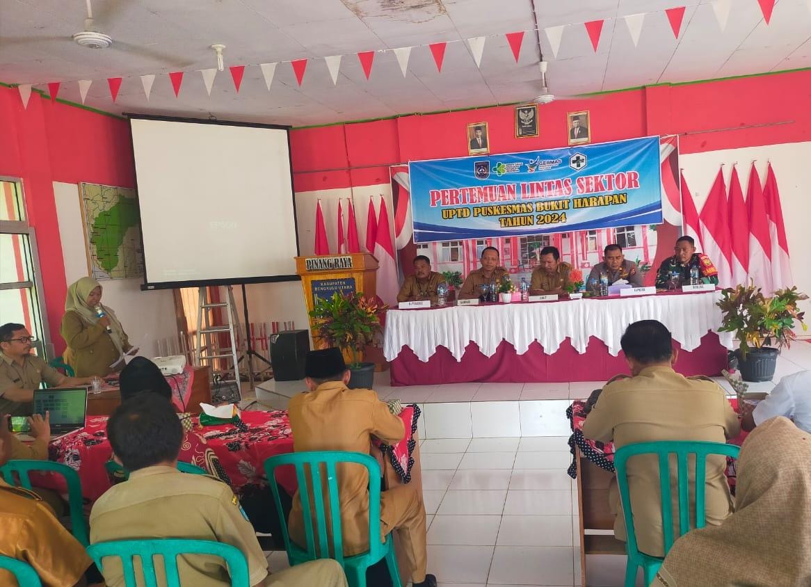 Rapat Lintas Sektor, Polsek Ketahun Siap Sukseskan Program Kesehatan di Wilayah Kerja UPTD PKM Bukit Harapan