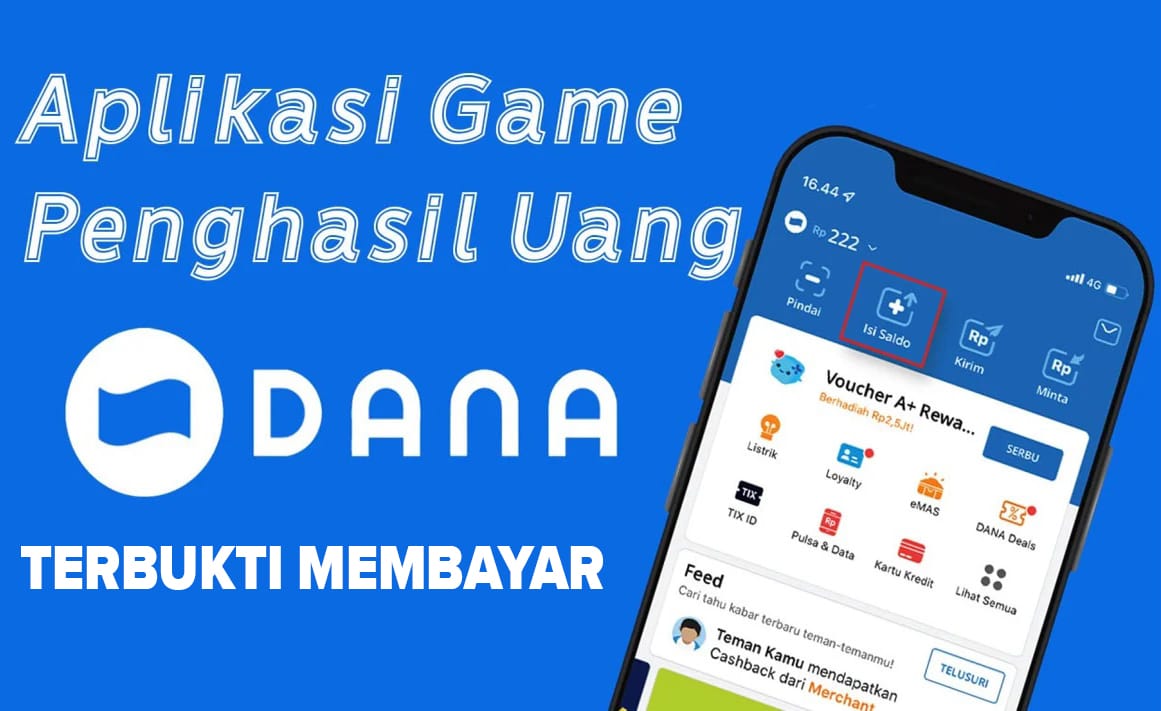 Unduh Aplikasi Game Penghasil Saldo DANA Gratis Hingga Rp100.000, Mainkan Sekarang!