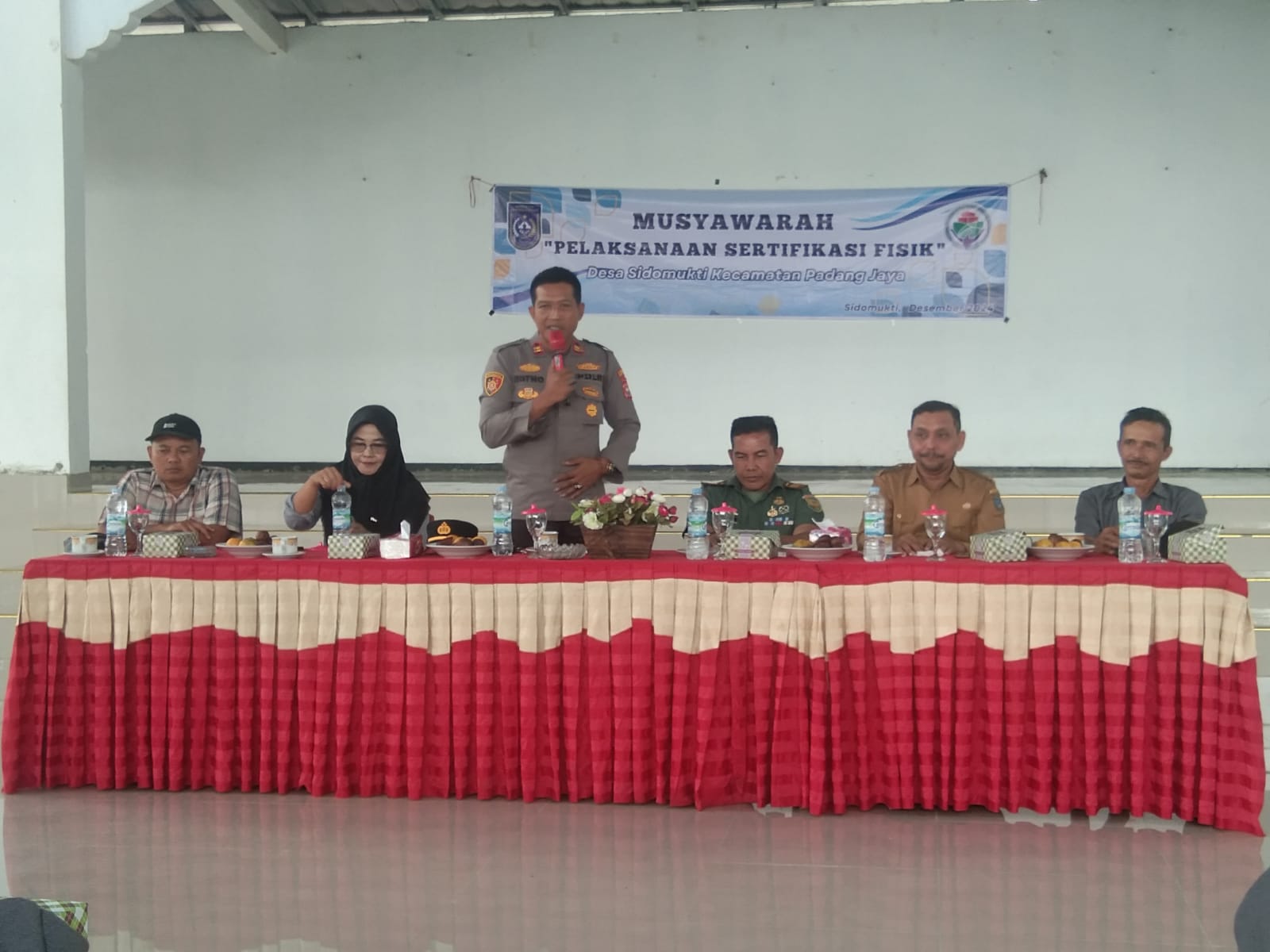 Pembangunan Rampung, Pemdes Sido Mukti Gelar Sertifikasi Realisasi DD TA 2024