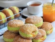 Lumer dan Lembut, Begini Resep Mudah Membuat Donat Pandan Srikaya 