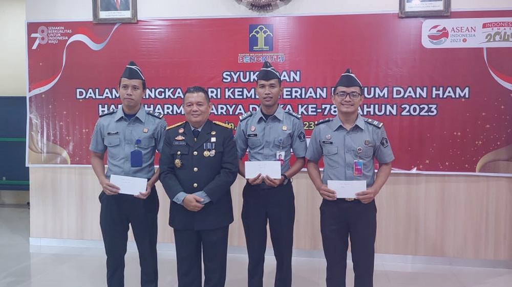 Peringatan HDKD Ke-78, RUPBASAN Arga Makmur Dominasi Juara Antar UPT Kanwil Kemenkumham Bengkulu
