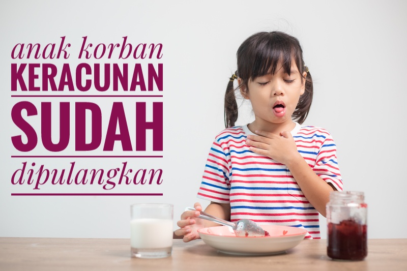 5 Anak yang Jadi Korban Keracunan Dikabarkan Sudah Dipulangkan