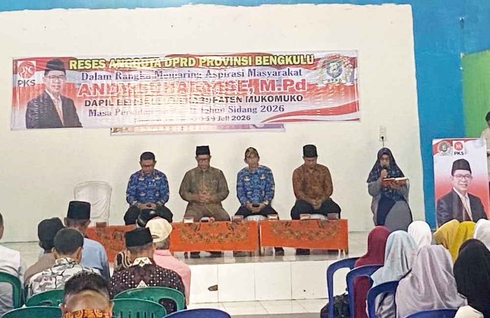 Reses di Mukomuko, Andy Suhary Diserbu Aspirasi Warga