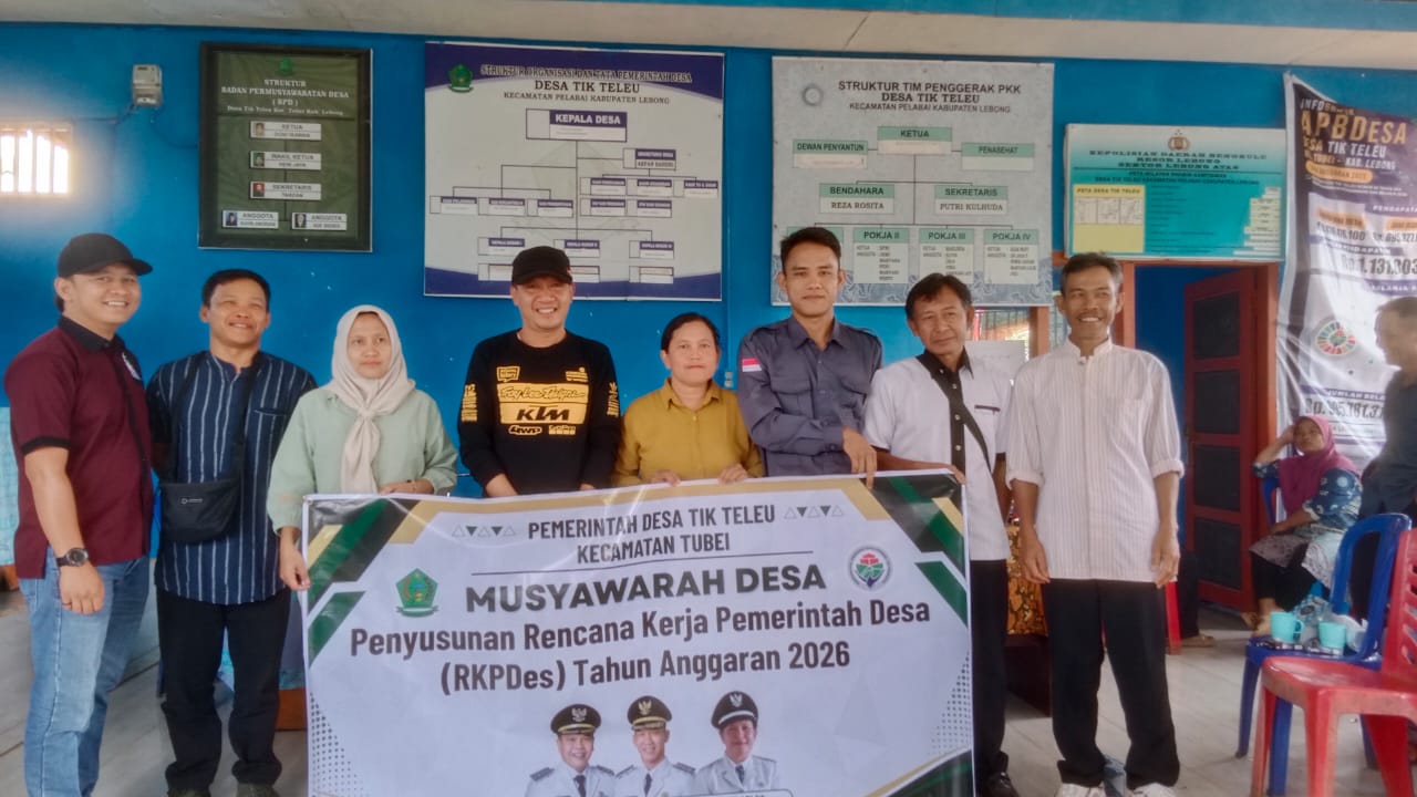 Susun RKPDes Tahun 2026, Tik Teleu Gelar Musdes Bersama Masyarakat