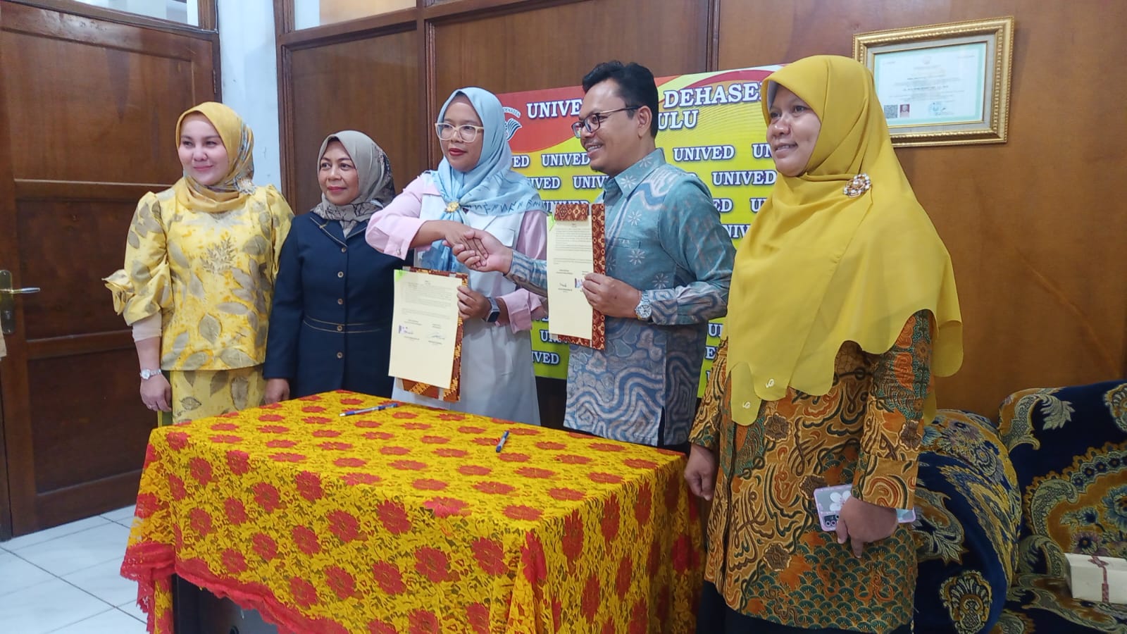 Dukung Kemajuan Pendidikan, AMSI Bengkulu Tanda Tangani Kerja Sama dengan Unived