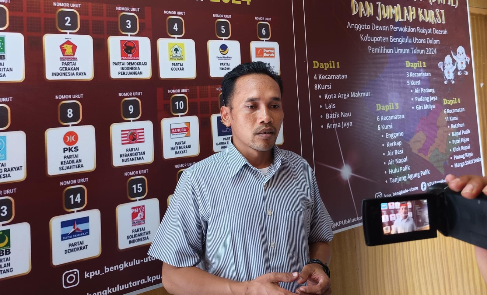 Terkendala Sinyal, KPU Ungkap Molornya Rekap Perolehan Suara di Kabupaten Bengkulu Utara 