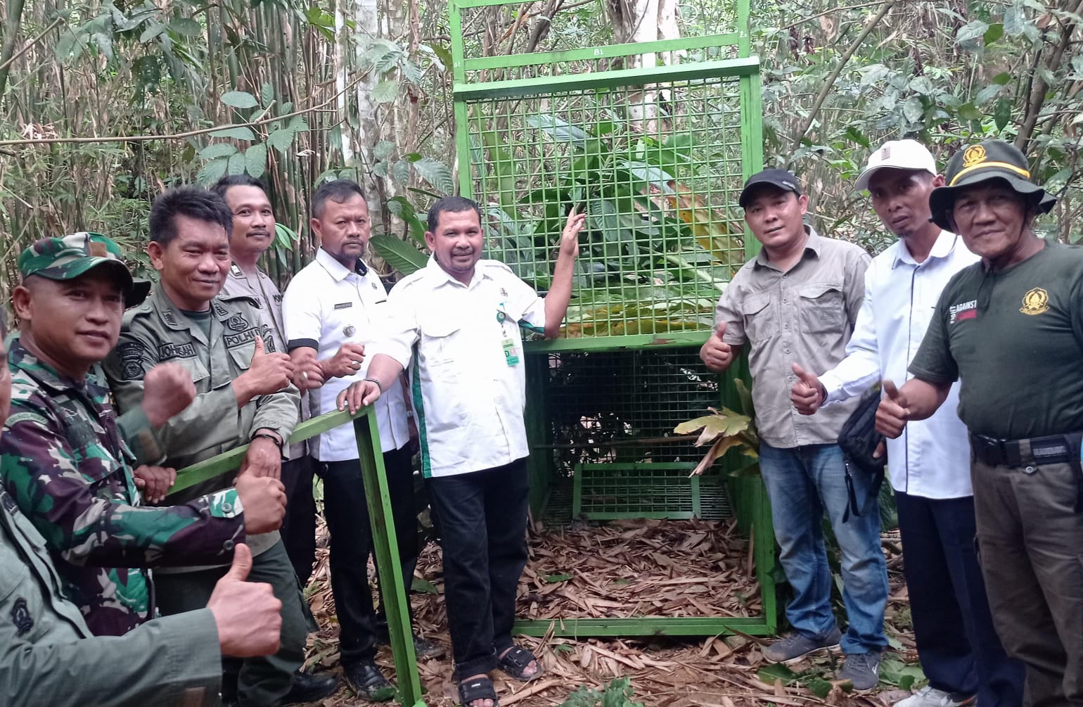 Dua Perangkap Harimau Dilengkapi Kamera Trap Terpasang di Dua Lokasi Landscape Napal Putih