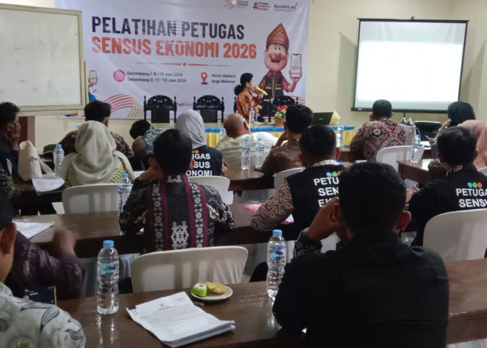BPS Bimtek 318 Petugas Sensus Ekonomi, Juli Mulai Data Warga Bengkulu Utara