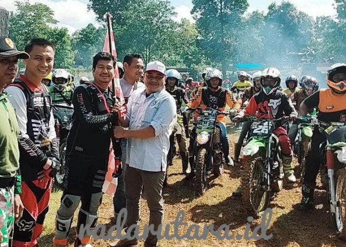 Ratusan Rider Meriahkan One Day Polsek Giri Mulya Trail Adventure