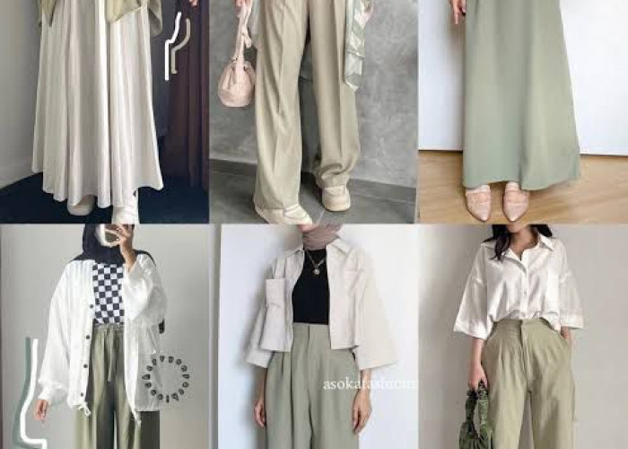 Sage Green Jadi Trend Baju Lebaran 2023, Berikut Cara Mix n Match Outfit Viral ini