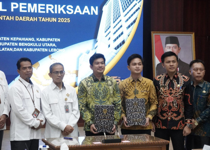 Terima LHP LKPD 2025, Pemkab Bengkulu Utara Raih Predikat Opini WTP