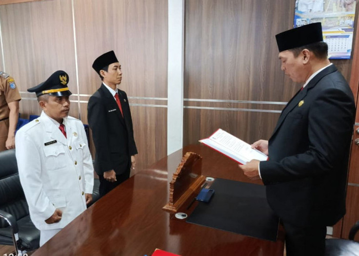Wujudkan Bengkulu Utara Mahabbah, Sekda Lantik Camat Giri Mulya 