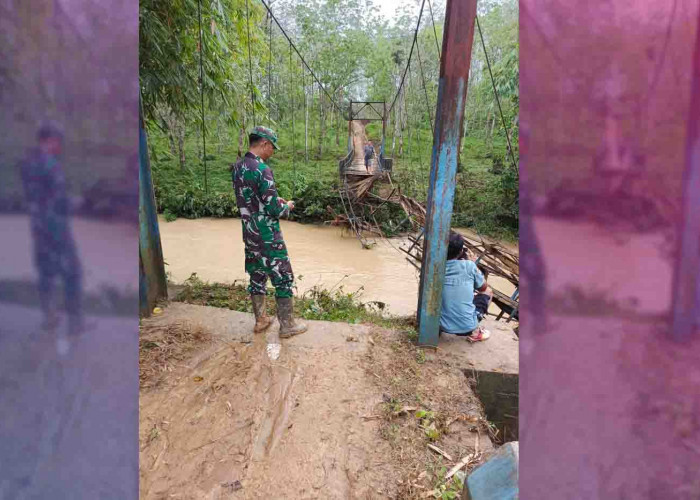 Air Mulai Surut, 30 KK Warga Dusun 3 Gembung Raya Masih Terisolir