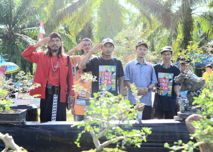 Pameran Bonsai Ramaikan HUT RI di Karang Pulau