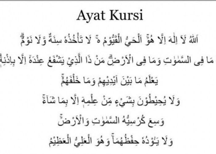 8 Manfaat Membaca Ayat Kursi, Dilindungi dari Gangguan Setan hingga Dimudahkan Segala Urusan