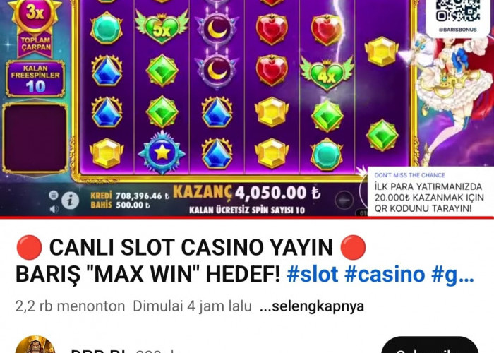 Diretas, Akun YouTube DPR RI Live Streaming Judi Slot Online