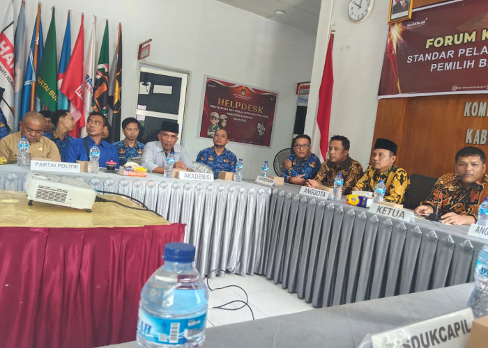 KPU Mukomuko Buka Ruang Evaluasi Data Pemilih