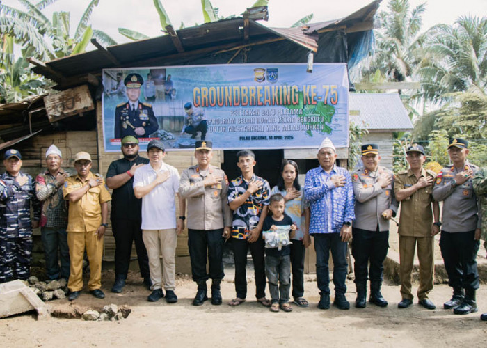 Kolaborasi Pembangunan Pulau Terluar, Bupati Dampingi Giat Kapolda di Enggano