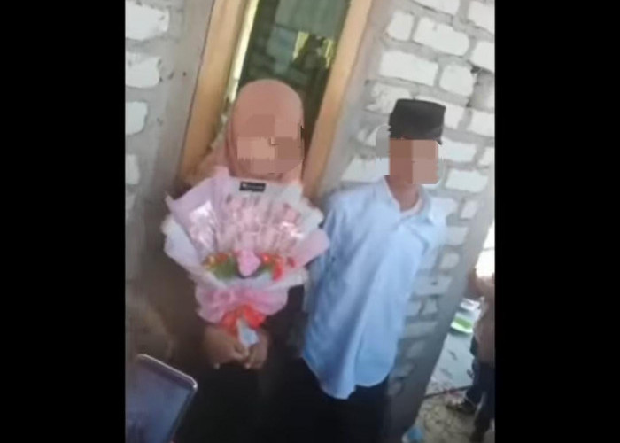 Viral, Bocah SD Usia 10 Tahun di Madura Langsungkan Pernikahan, Netizen : Siapa yang Kasih Makan
