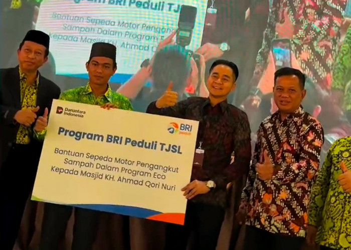TJSL BRI Peduli, Bantu Motor Pembersih Sampah dan Dukung Program Eco Masjid