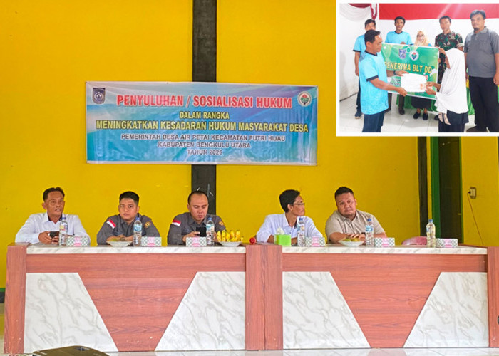Salurkan BLT DD & Penguatan Kapasitas Melalui Sosialisasi Hukum
