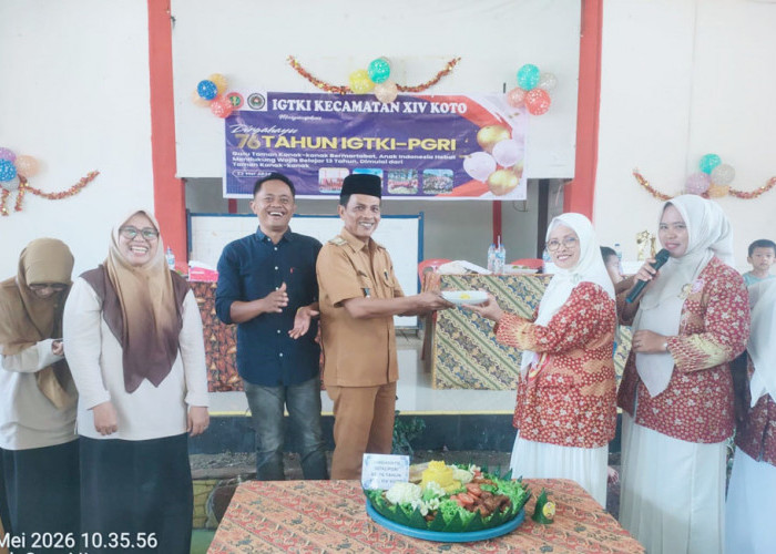 HUT ke-76 IGTKI-PGRI, Camat XIV Koto Dorong Kemajuan PAUD dan TK