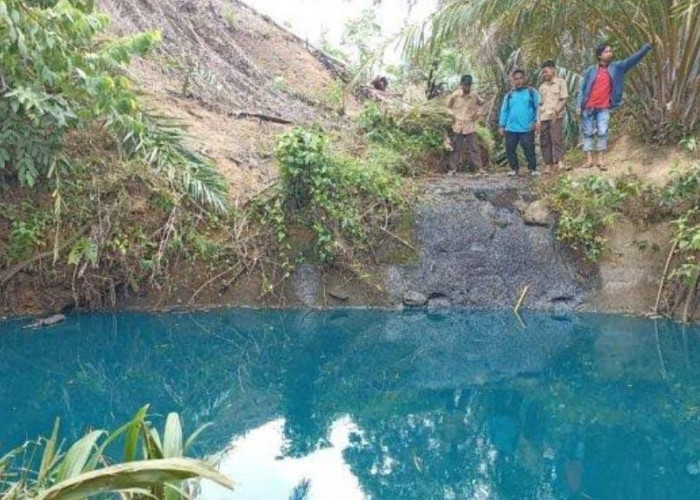 Ini Penyebab Danau Biru di Talang Boseng, Bukan Keajaiban Teryata