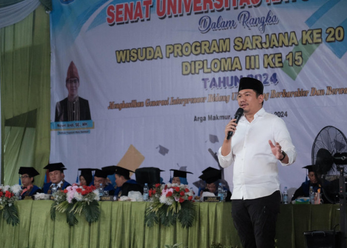 Orasi Ilmiah, Arie Septia Adinata: Universitas Ratu Samban Lahirkan Sarjana Baru di Bengkulu Utara   ARGA MAKM