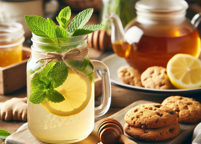 Segar dan Sehat, Ini Cara Membuat Infused Water dari Lemon dan Daun Mint