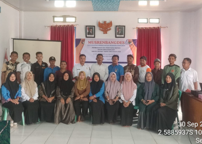 Pemdes Sendang Mulyo Matangkan RKPDes 2027 dan Usulan Pembangunan 2028