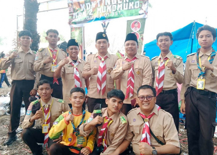 Hari Kemah Madrasah 2026, 197 Siswa Mukomuko Unjuk Prestasi di Bengkulu