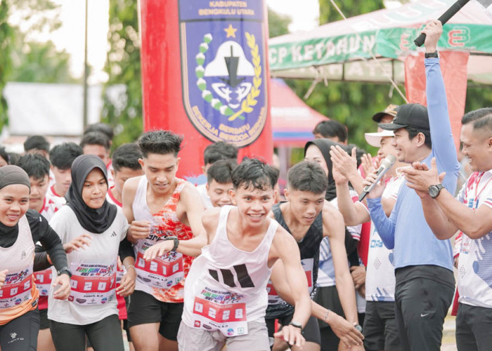 Dilepas Bupati Arie, Fun Run 5K HUT ke-46 Giri Kencana Meriah