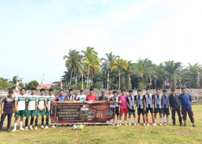 16 Tim Futsal di Putri Hijau Turun Gelanggang! Turnamen Futsal Bani Maju Resmi Bergulir