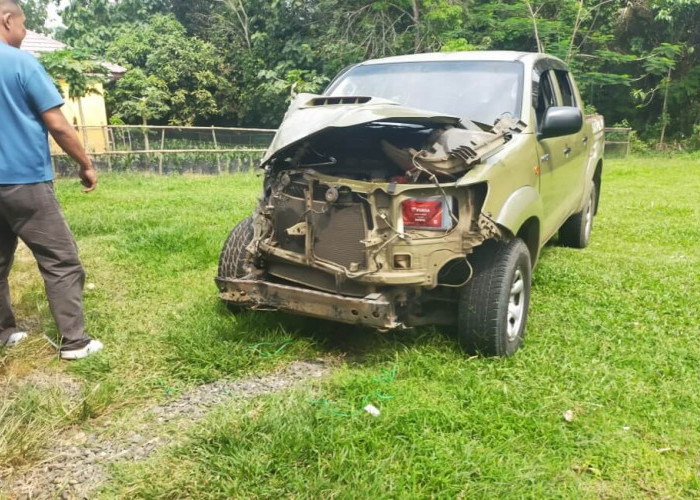 Mobil Patroli Satpol PP Kecelakaan di PUT, Diduga Dikemudikan Perempuan