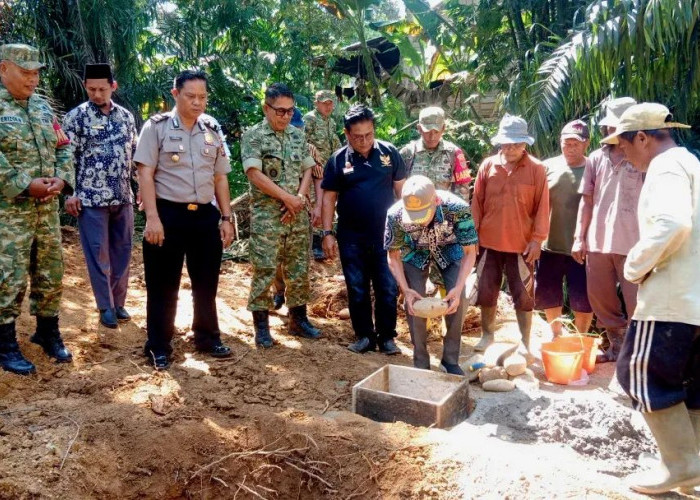 Jembatan Garuda Mulai Dibangun, Kades Sumber Makmur: Ini Tonggak Kemajuan Desa