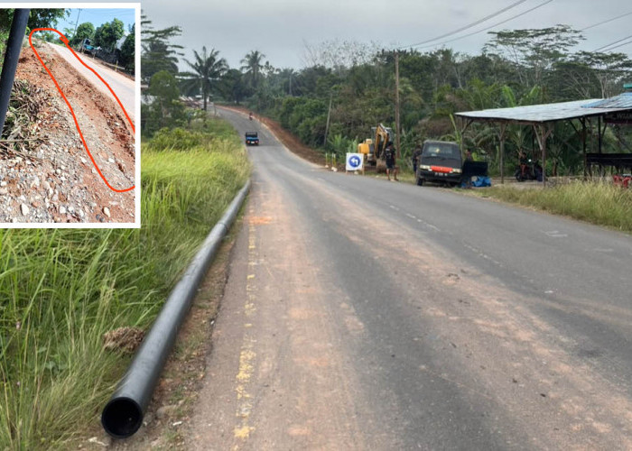 Keluhkan Bekas Galian Pipanisasi PDAM, Rawan Amblas dan Bahayakan Pengguna Jalan