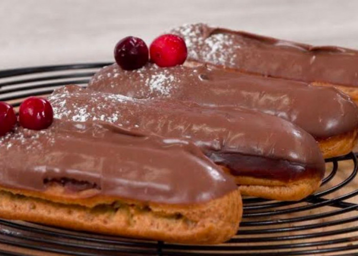 Resep Eclair Cokelat Lezat, Kue Sus Panjang ala Perancis