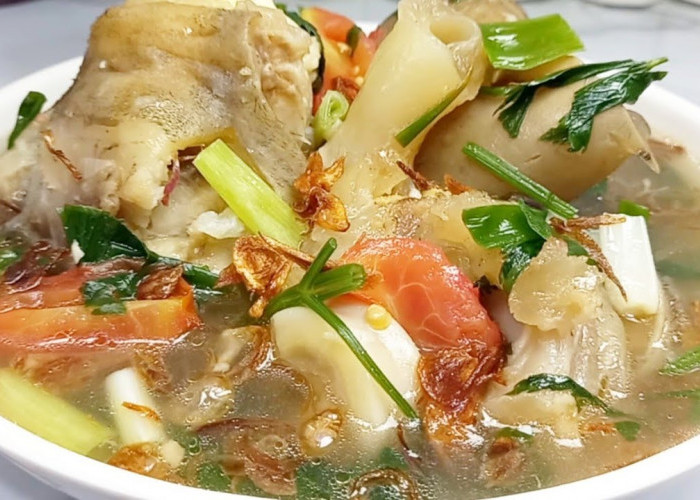 Cocok untuk Penghangat Tubuh, Ini Resep Sop Tulang Kaki Sapi yang Lekoh 