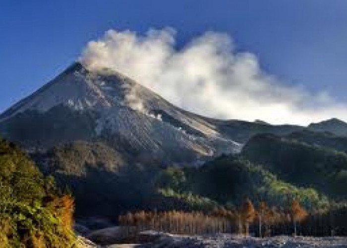 Alami Erupsi dan Semburkan Vulkanik 300 Meter, Gunung Marapi Status Waspada