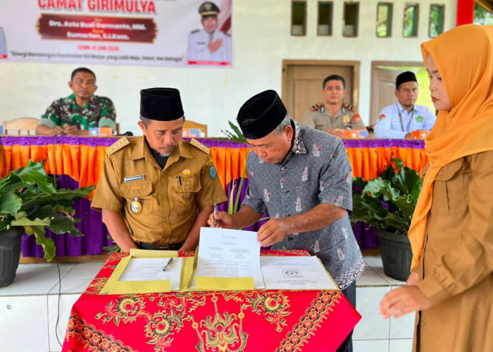 Gelar Pisah Sambut Camat Giri Mulya, Ini Harapan Asto Budi Darmanto