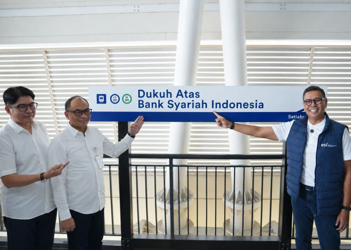 Perkuat Sinergi BUMN antara BSI dan KAI, Stasiun LRT Dukuh Atas Resmi menjadi Dukuh Atas BSI