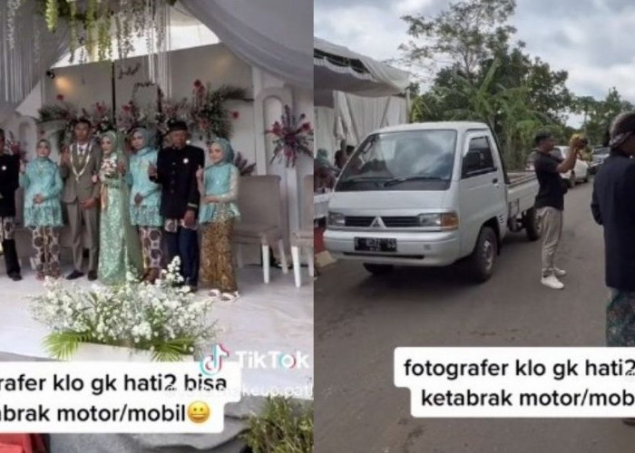 Keren! Pelaminan dan Tempat Tamu Pasangan Pengantin Ini Terpisah, Alasannya?