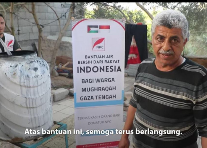 Warga Indonesia Salurkan 3 Tangki Air Bersih untuk Warga Gaza Palestina