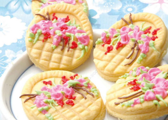 Anti Mainstream saat Lebaran, Ini Resep Basket Flowers Cookies yang Cantik dan Menggemaskan