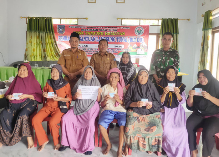 Percepat Realisasi APBDes 2026, Pemdes Tanjung Kemenyan Salurkan BLT dan Honor Lembaga Desa
